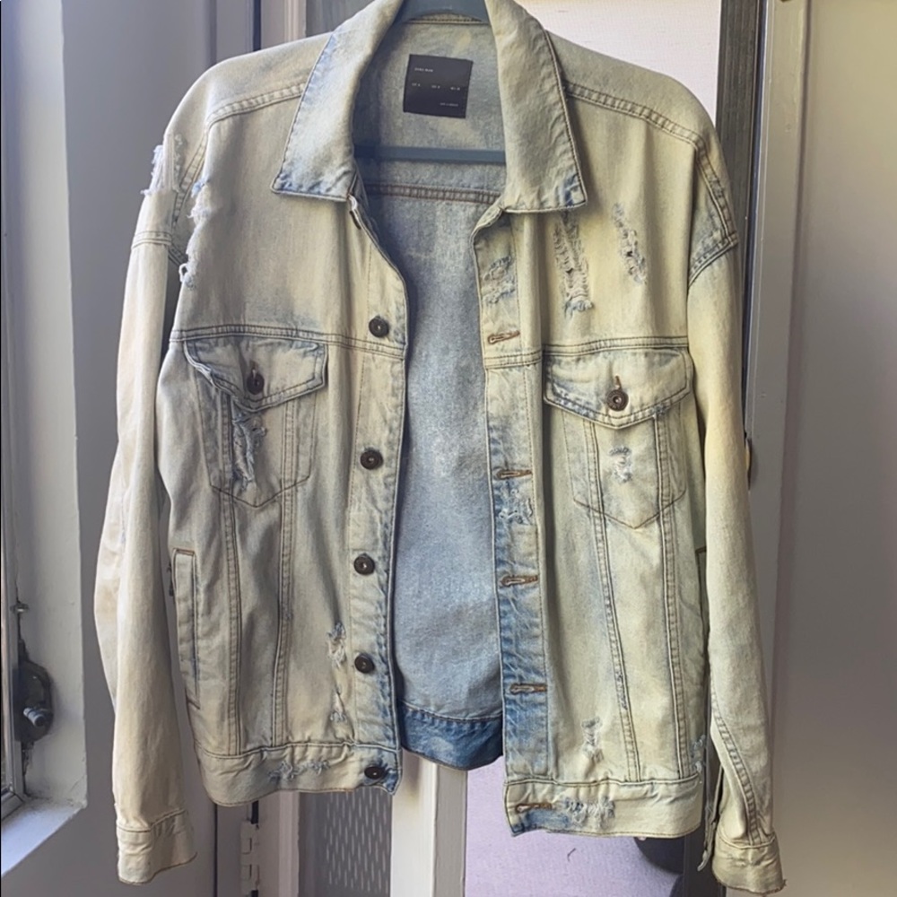 Distressed Denim Jacket